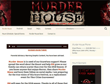 Tablet Screenshot of murderhousetampa.com